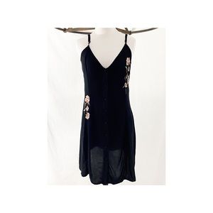 Black Floral Mini Dress by Kendall & Kylie